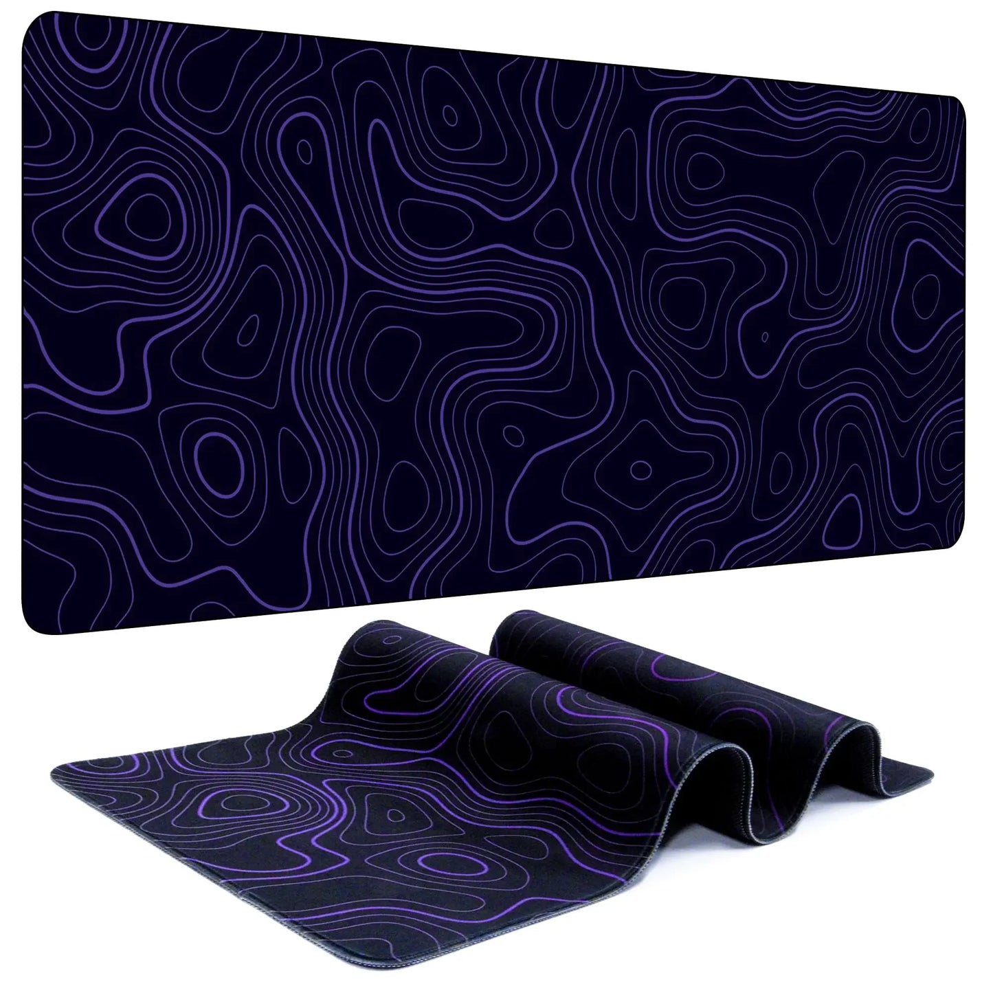 Topographic Contour Gaming Large Mouse Pad for Desk Keyboard and Desk Mat Computer Protector Mat Office Desk Accessories Gifts