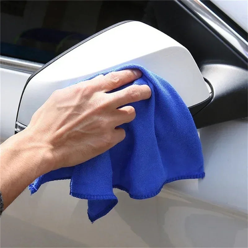 10Pcs Microfiber Towels Car Wash Drying Cloth Towel Household Cleaning Cloths Auto Detailing Polishing Cloth Home Clean Tools