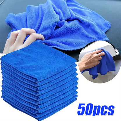 10Pcs Microfiber Towels Car Wash Drying Cloth Towel Household Cleaning Cloths Auto Detailing Polishing Cloth Home Clean Tools