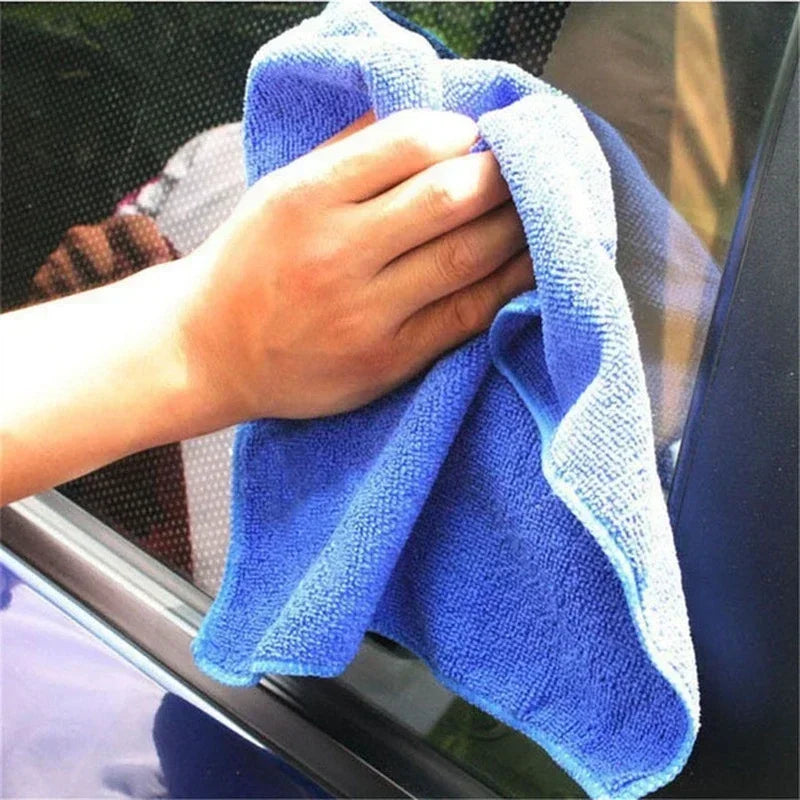 10Pcs Microfiber Towels Car Wash Drying Cloth Towel Household Cleaning Cloths Auto Detailing Polishing Cloth Home Clean Tools