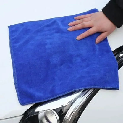 10Pcs Microfiber Towels Car Wash Drying Cloth Towel Household Cleaning Cloths Auto Detailing Polishing Cloth Home Clean Tools